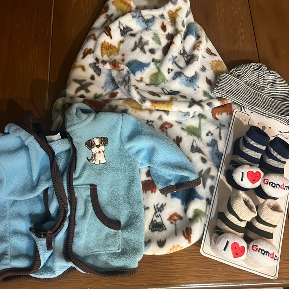 Bundle of infants clothes